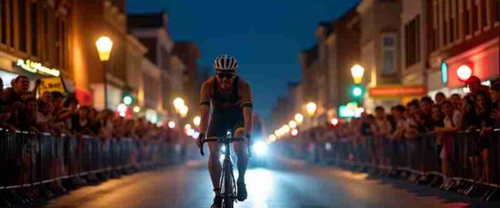 Night Racing: A Spectacular Blend of Tradition and Thrills, Concept art for illustrative purpose, tags: le - Monok
