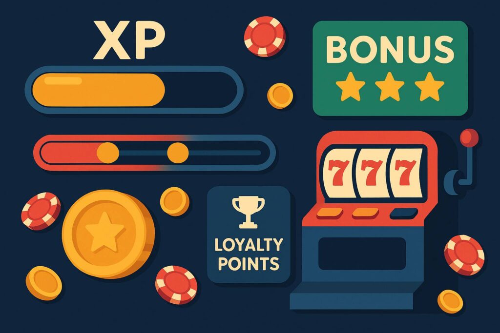 XP Bars, Loyalty Points, and Bonus Tracks: How Casinos Speak the Language of Gamers